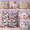 LOVE England Printed Pillow Case  Ultra Soft Skin Friendly Fabric Cloud Like Comfort & Concealed Zipper