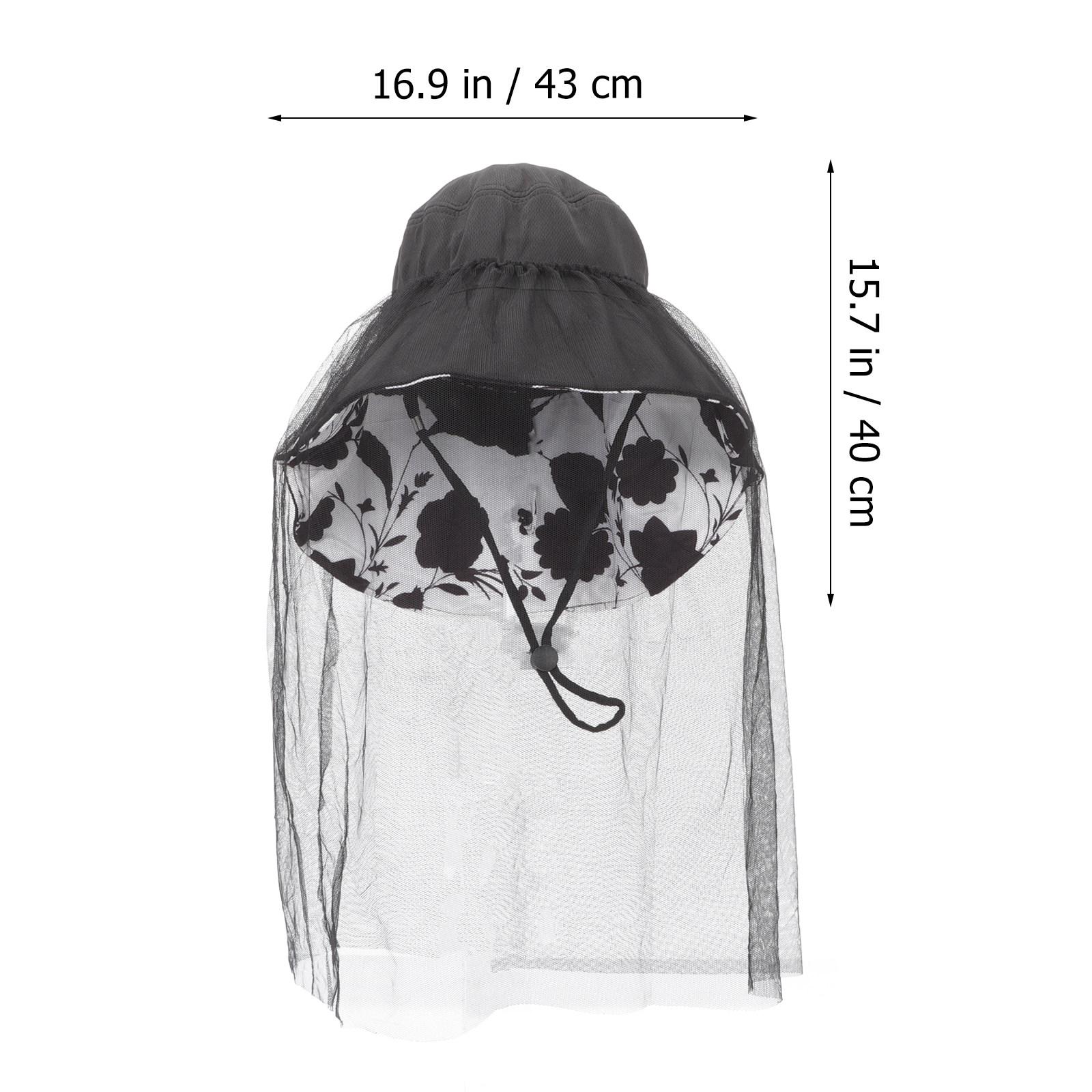 Mosquito Repellent Net Hat for Outdoor Fishing Beekeeping Travel Gardening Sun Protection Lightweight Breathable Insect Proof
