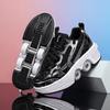 Big four-wheel flight shoes one-button shrink runaway shoes boys' pulley with wheels girls' skates