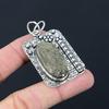 Solar Chakra Pyrite Rough Stone 925 Sterling Silver Ethnic Wedding Wife Pendant