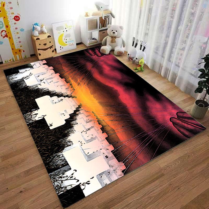 Surreal Hands with Strings suitable as a non-slip mat for the living room or bedroom sofa