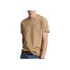 Polo Ralph Lauren AH23 Couleur Unie Petit Poney Brodé Col Rond Manches Courtes T-Shirt Homme T-Shirt Kaki 710671426-241