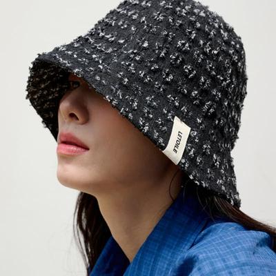 LETOILE DESTROYED DENIM BUCKET HAT_3 Color (LEBSMHT5346)