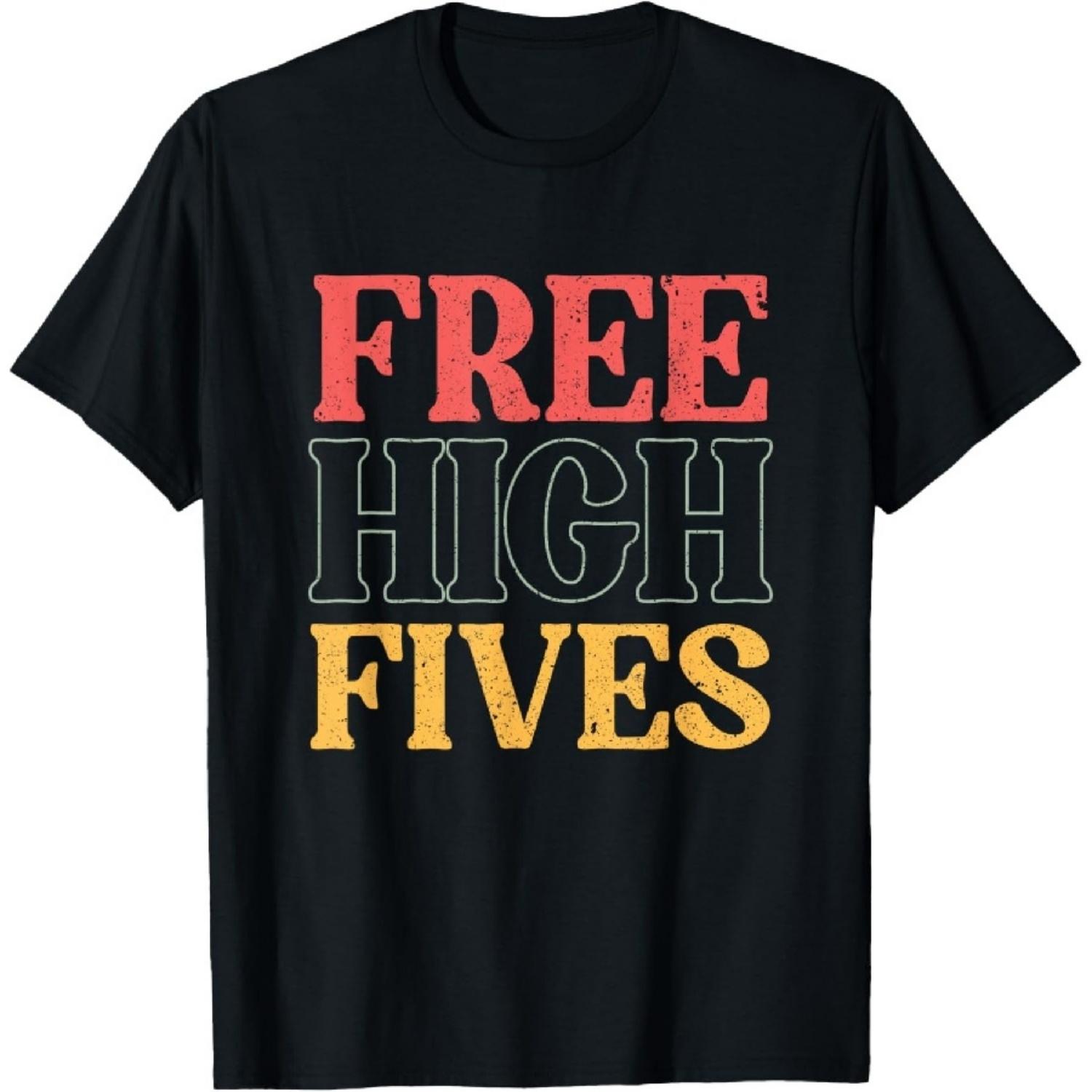 

Funny Free High Five T-Shirt XXXXXL чорний