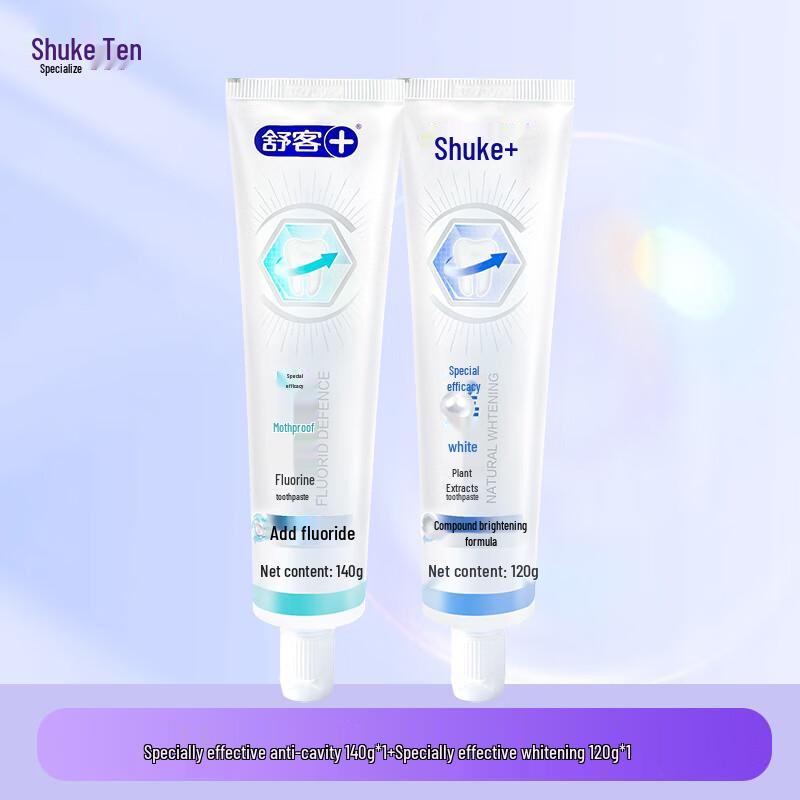 

Shuke Whitening & Anti-Cavity Toothpaste 2-Pack
