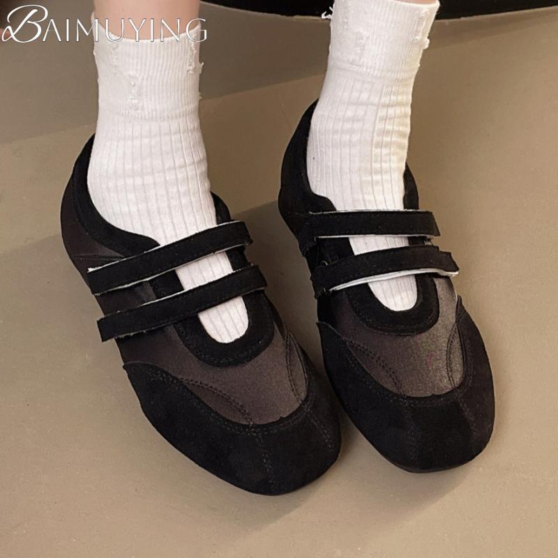 Women Sport Casual Sneaker Square Toe Sandals Woman Flats Ballet Shoes 2025 New Brand Comfort Shallow Loafers Summer Zapatillas