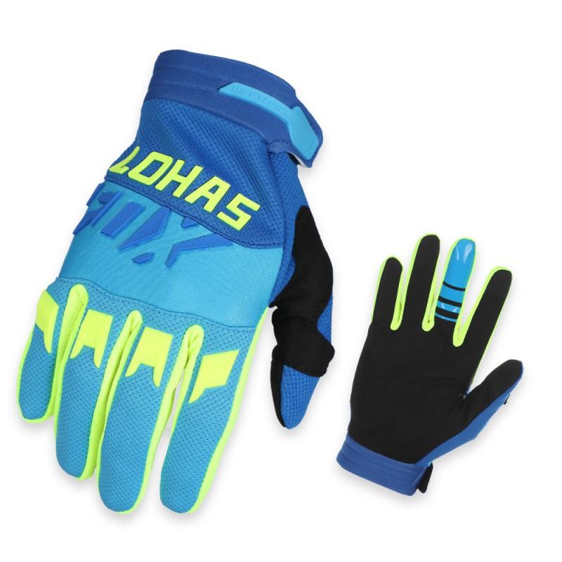 LOHASFOX Vollfinger Mountainbike-Handschuhe Offroad-Radfahren Langlebig Anti-Rutsch 6 Farben verfügbar