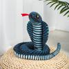 110cm Simulation Plush Toy Boa Cobra Long Stuffed Animal Snake Plushie Funny Tricky BoyFriends Halloween Gift