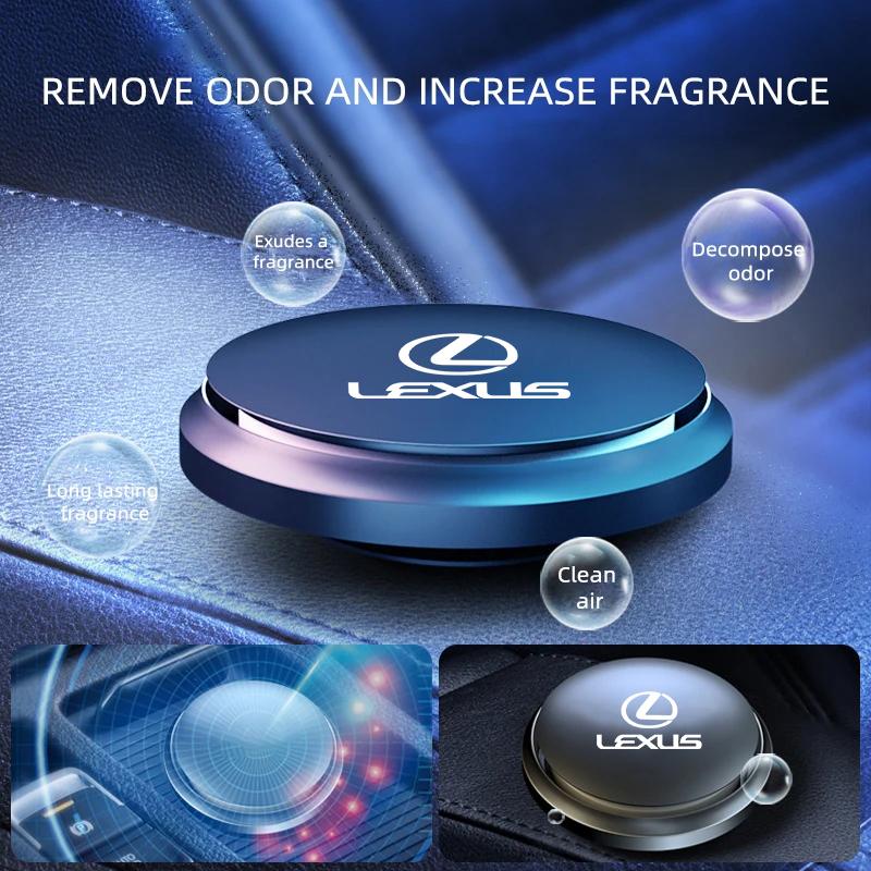 Car Air Freshener Solid Perfume Rotating Aromatherapy Decor For Lexus RX300 IS200 IS250 ES350 Ct200h UX250h NX300h RX350 ES300h