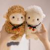 Cartoon Sheep Doll Plush Toy Fluffy Animal Fluffty Doll Little Sheep Doll  Birthday Gift