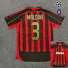 AC Milan Retro Away Jersey #22 Kaka, Champions League, Pirlo, Short Sleeve Football Kit (0607)