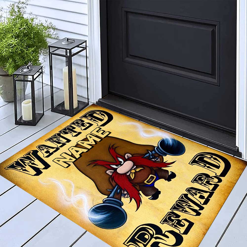 Warner Bros. Películas (7) Personaliza tu alfombra con nombre, cojín para silla de oficina, regalo para dormitorio sala de estar del hogar.