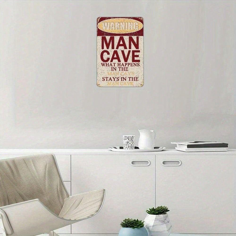Vintage Metallschild Lustiges Warnschild für Bar Garage Wanddekoration
