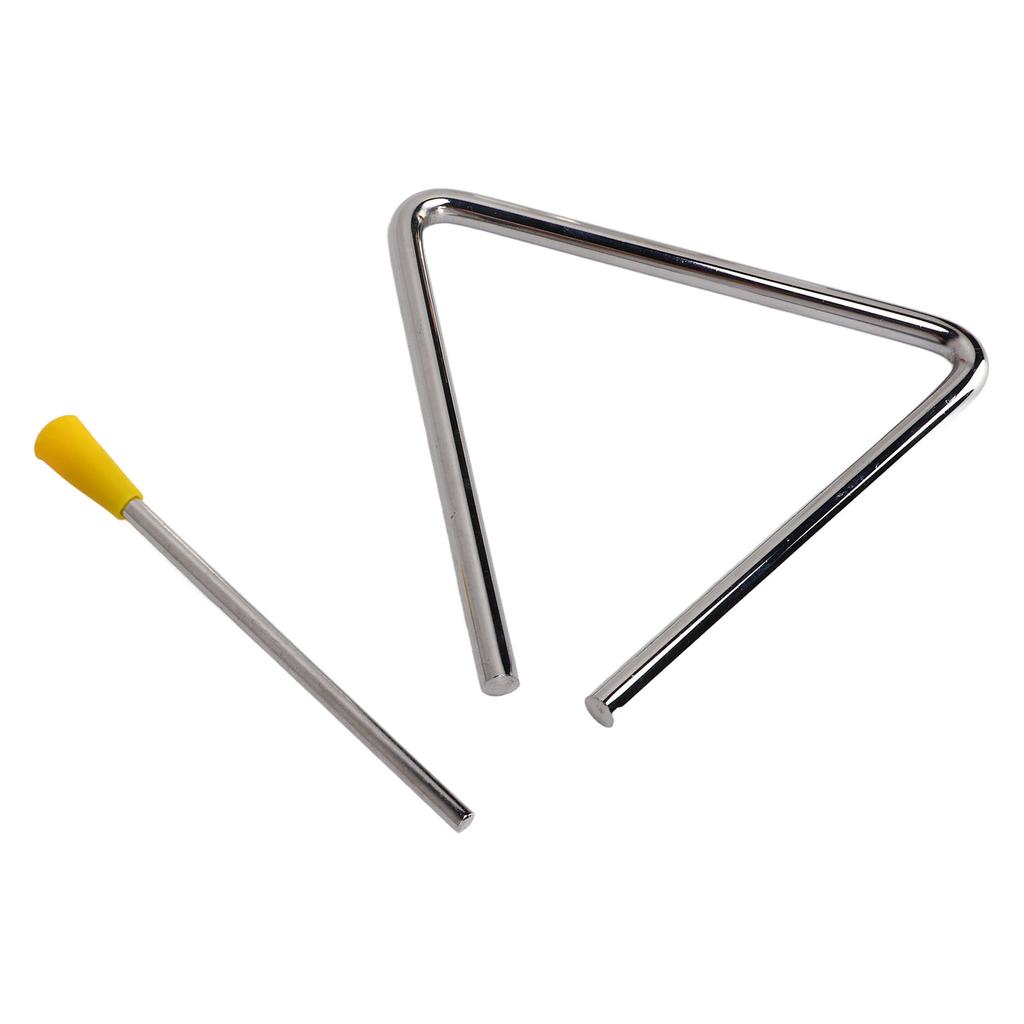 Triangle Hand Percussion Metal Easy Playing Delicate Playing Triangle Instrument with Striker