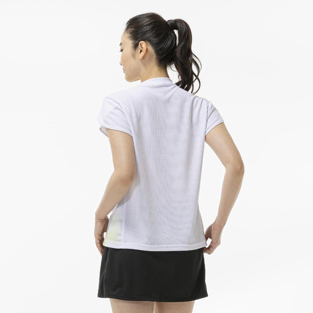 Tennis wear Dry Aeroflow Game Shirt w Easy to move highly XS - in, breathable, 62MAD710, Women's, White,
