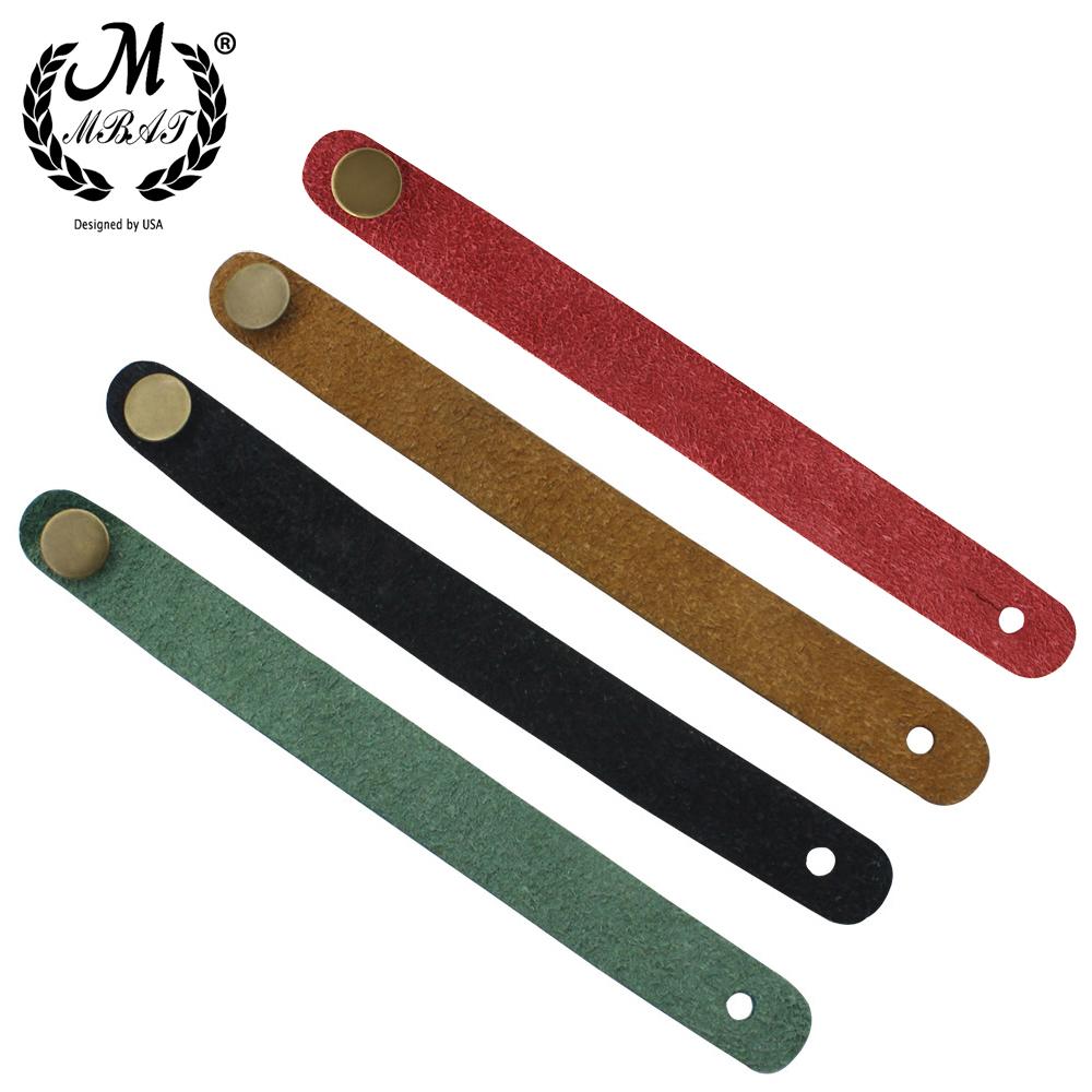 Botão de Suporte para Correia de Guitarra de Couro Portátil Durável M MBAT com Trava Segura com Fixador Metálico Forte Encaixa Acima do Braço na Cabeça
