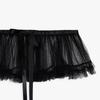 PINK PINEAPPLE TUTU APRON SKIRT_BLACK