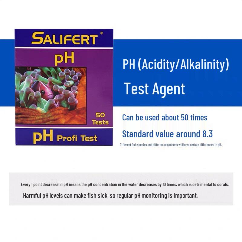

Salifert Test Kits: Calcium, Magnesium, KH, PO4, NO3, NO2, pH for Saltwater