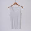 Summer Round-neck Sleeveless Base Top In Simple Solid Color - Versatile and Suitable for All Occasions. Women's New Style Loose-fitting Casual Vest.