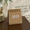 Home Decoration Mini Calendar Thick Paper Desktop Decorations 2025 Daily Planner