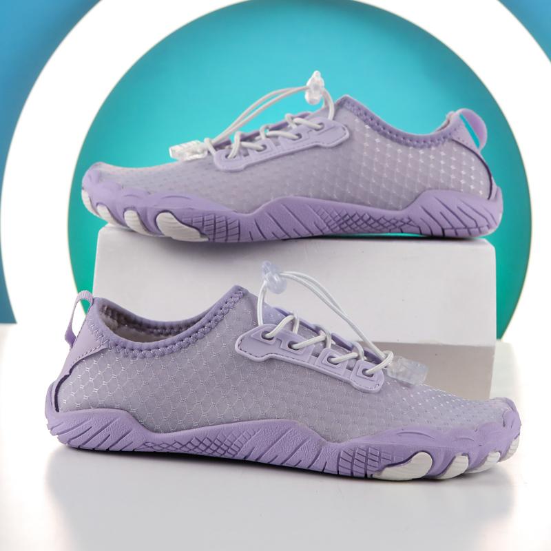 Beach Shoes Wading Upstream Shoes Non-Slip Water Socks Swimming Shoes Breathable Treadmill Soft Shoes Black Soft Soled