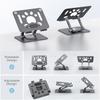 Tablets Stand Bracket Desk Adjustable Tablets Bracket Foldable 360 Degree Rotatable Desktop Laptop Bracket for Laptop