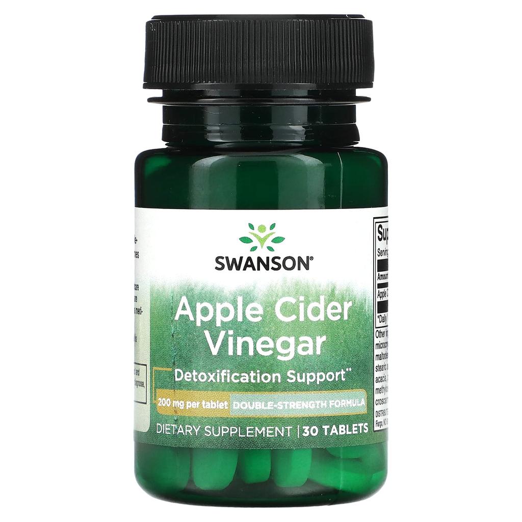 Apple Cider Vinegar, 200Mg, 30 Tablets
