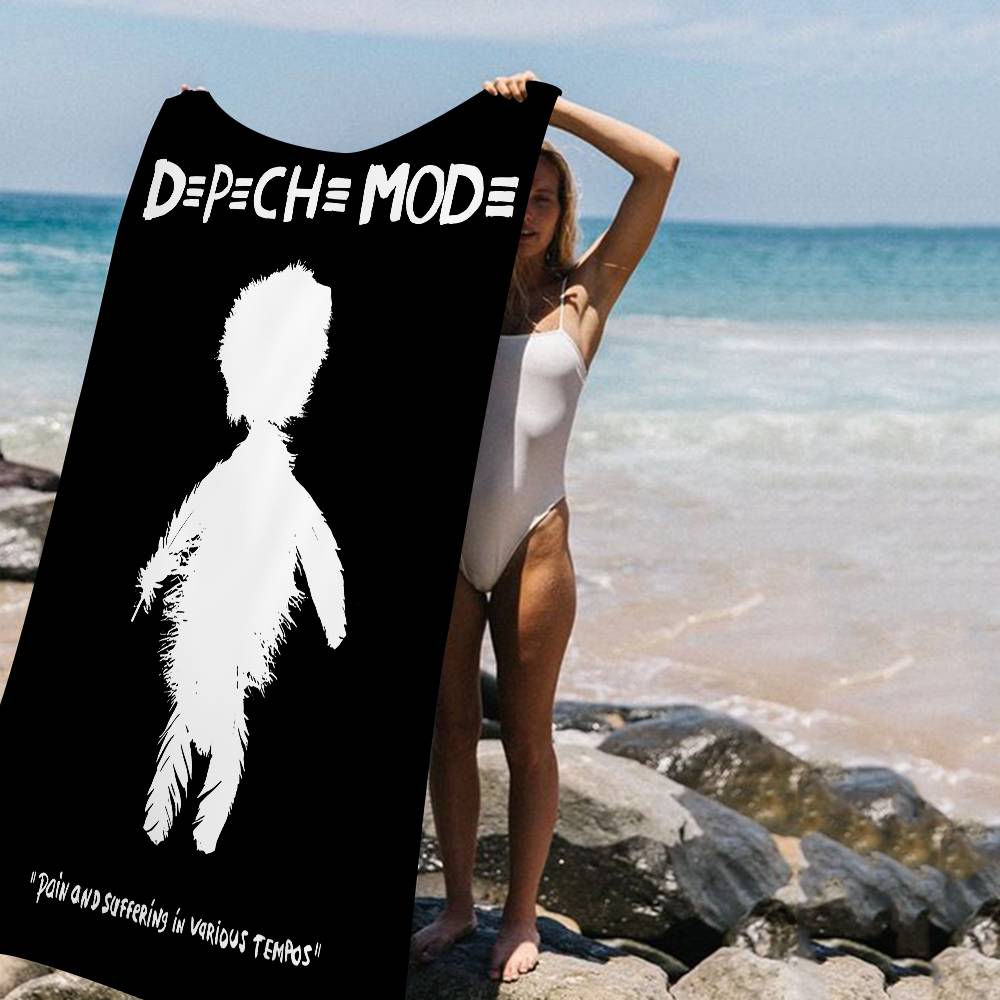 D-Depeche Mod Beach Towel Colorful Bath Towels For Girl Microfiber Quick Dry Custom Sand Free Beach Yoga Spa Gym Pool