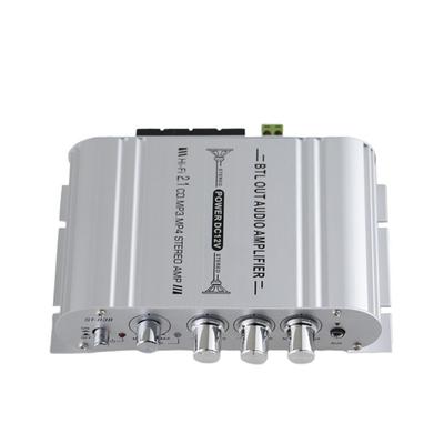 Mini amplificatore di potenza Hi-Fi digitale 2.1CH Subwoofer Lettore audio stereo Auto Moto Home Power