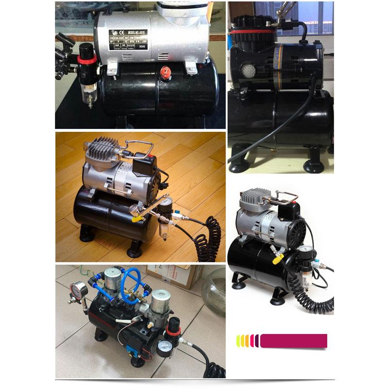 4-hole Air Storage Tank, Model AS18B Air Pump, 3.5 Liter Air Compressor, Spray Pump, Tattoo Spray, Air Compressor Tank
