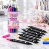 Professional Nail Design Tools 12Pcs 24 Colors Dual Ended Art Pen Set, Markers with DIY Manicure Supplies Fine & Wide Tips, Quick?Dry Painting