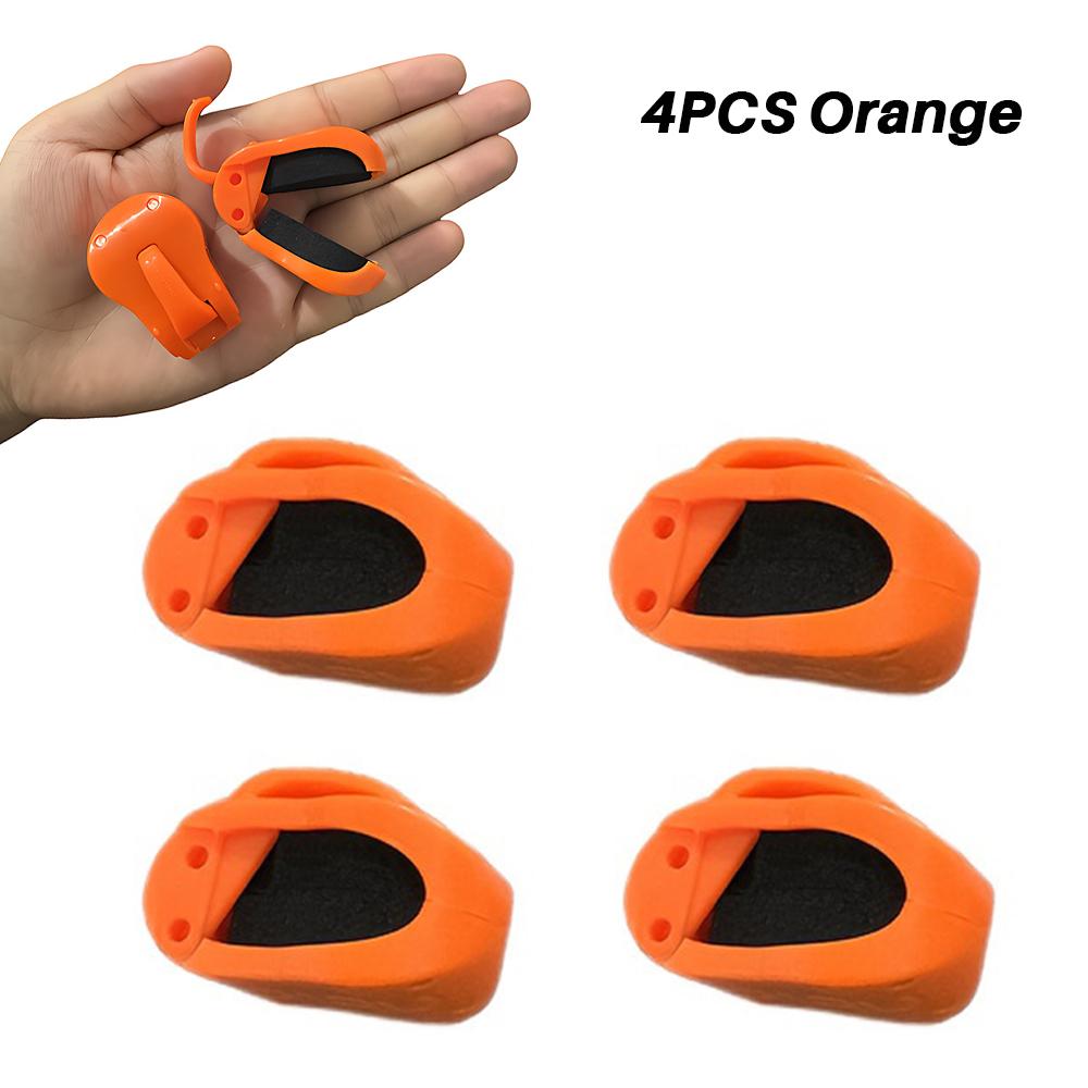 2/4pcs Quick-Attach Fishing Rod Clip - Tool-Free 1-Hand Holder for 2-Piece Freshwater Rods, Secure Grip Tackle Organizer