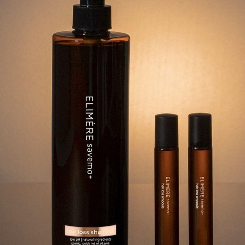 ELIMERE Набор против выпадения волос Savemo (1 Шампунь + 2 Ампулы) Savemo Shampoo 1 + Ampoule 2