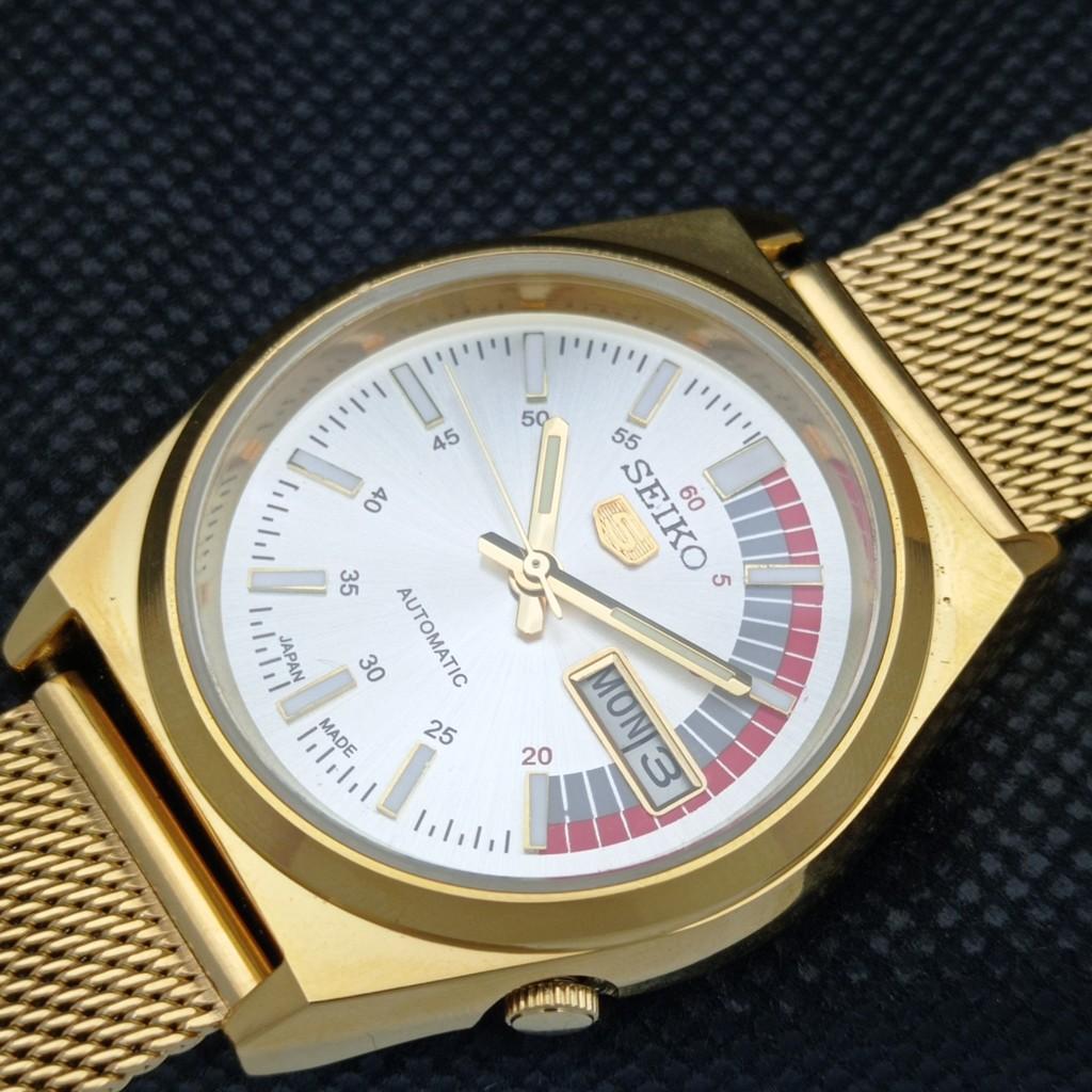 REFURBISHED VINTAGE SEIKO 5 AUTO 6309A JAPAN MENS D/D SILVER WATCH A309507-2 Seiko-a309507