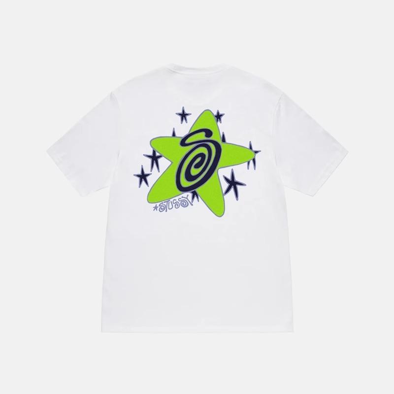 Pentagram S Short Sleeve Star Couple T-Shirt