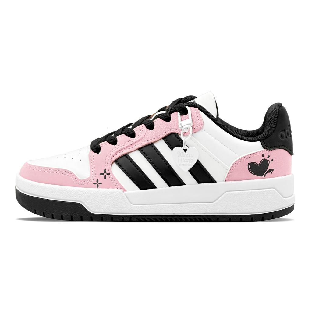 Adidas ENTRAP Romantic Spring, Pink Ink Sweetheart, Refreshing, Sweet And Cute, Girly, Classic And Versatile JQ3923(Team1655-S-BOX)