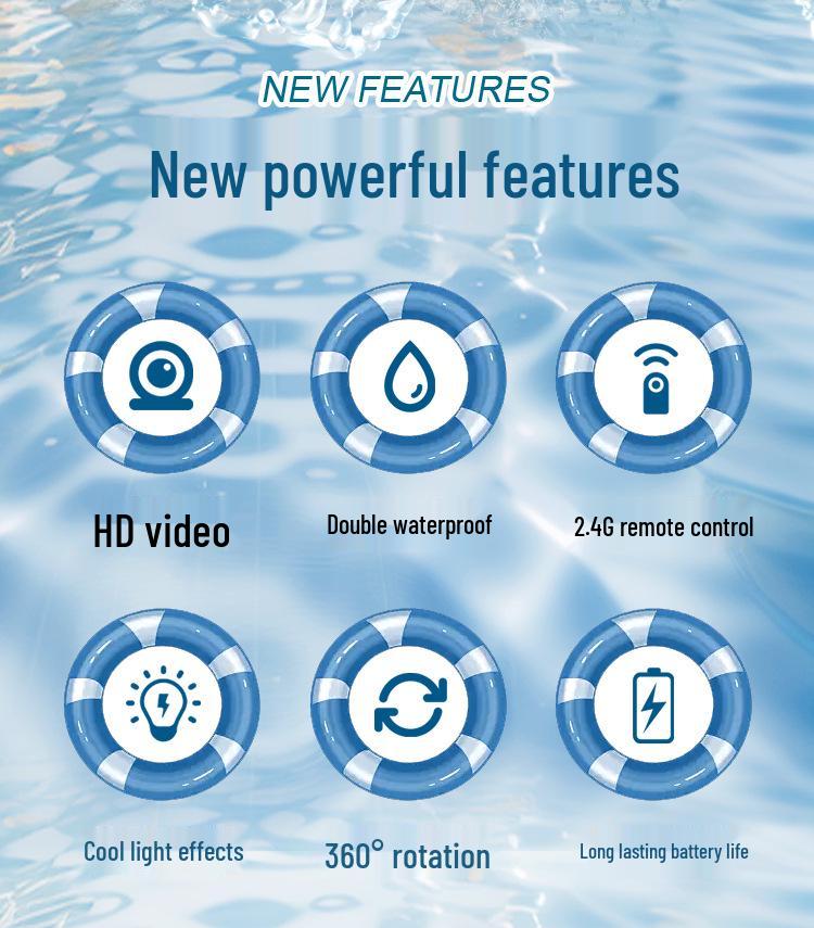 2.4G Remote Control Shark Toy - Water Spraying, Photo Taking, Electric Swing Fish Model for Boys