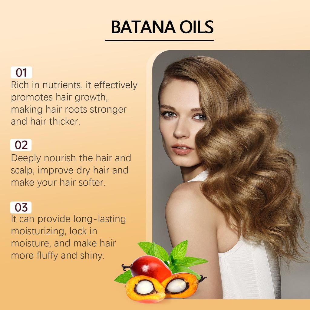 Batana Shine Essential Oil Nourishing Moisturizing Hair Hydration Hair Care Smoothing Conditioning Essence