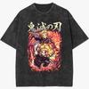 Demon Slayer Kimetsu No Yaiba Shinobu and Kanae Printed Tshirt Mens and Womens Washed Tshirt High Quality Vintage Tshirt