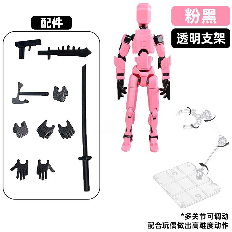 Upgraded Stand Lucky 13 Figure Toys Dummy 3D Printed Movable Shapeshift Robot Action Model DIY Mannequin Decompress Boy Gift