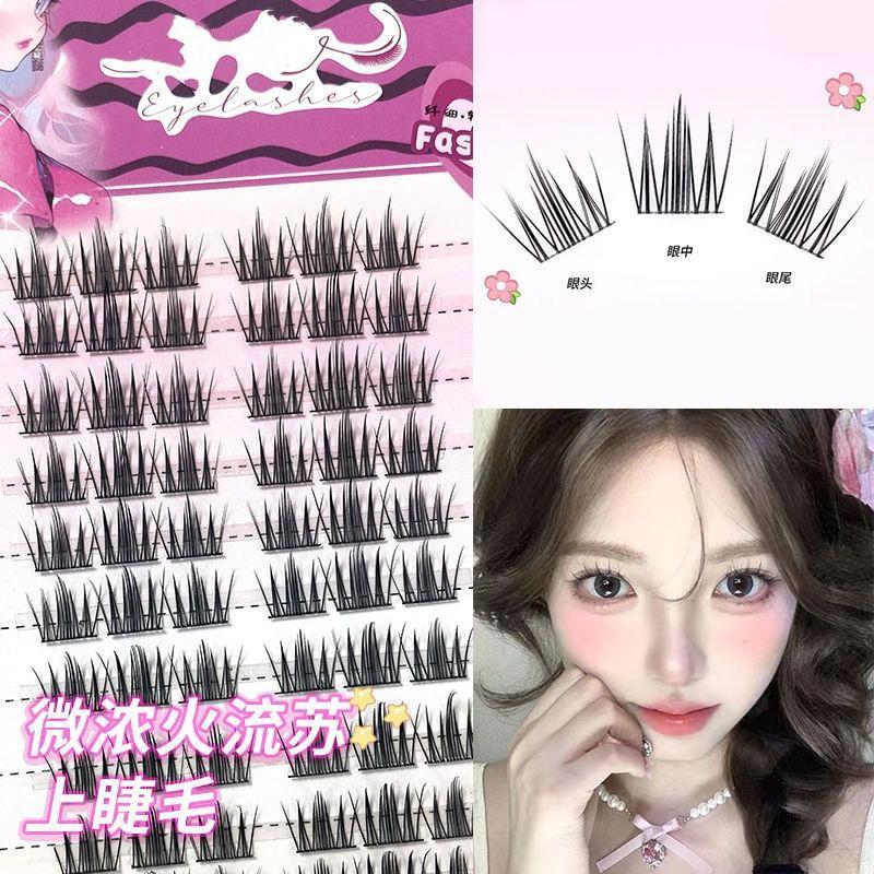 Aimo - Cat Eye Volume Cluster False Eyelashes