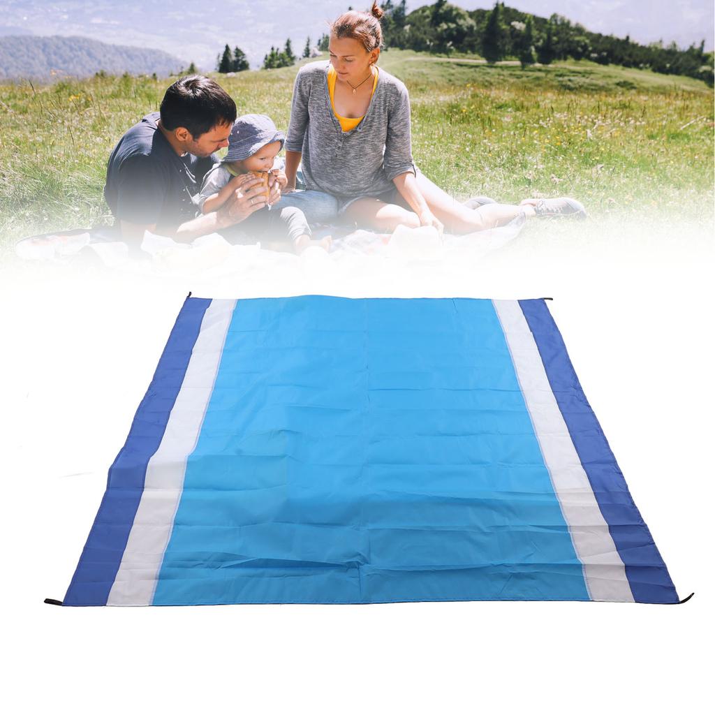 Portable Picnic Mat Waterproof Foldable Fashion Oversized Sand Prevention Beach Mat for Travel Camping