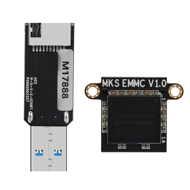 

Versatility EMMC Module Card Reader, USB 3.0 Interfaces EMMC Reader, Memory Expansion 3D Printer Accessories 1