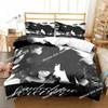 Set Biancheria da Letto con Stampa 3D Logo Roccia Indocina Matrimoniale Singolo King Copripiumino Piumone Federa Bambini Bambine Adulti Camera da Letto