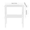 2 Pack Acrylic Cabinet Organizer Shelf Risers Kitchen Counter Shelves Organizer for Dishes Spices Soda Cans and Bottles