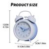 Ins Style Minimalist Alarm Clock Battery Powered (AA) Cute Clock for Home Office Decoration