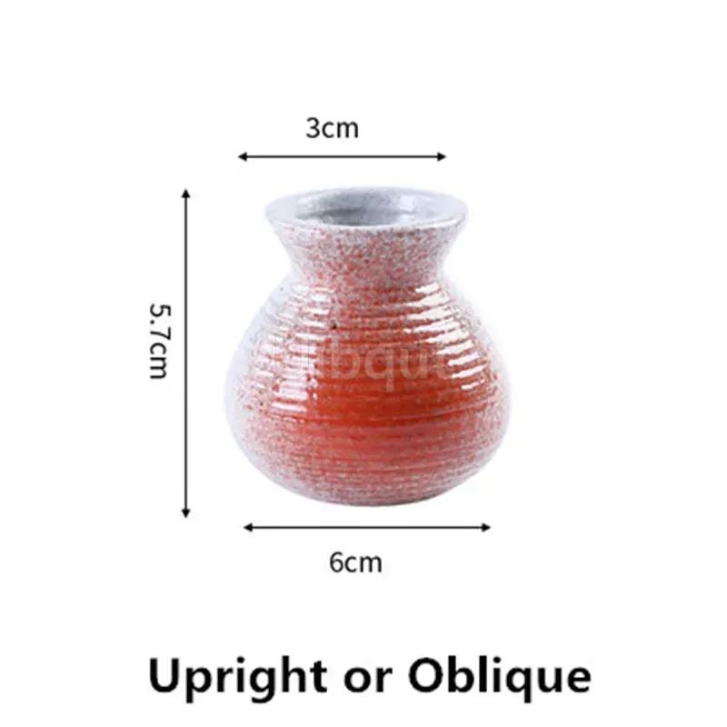 Sushi Shop Sashimi Plate Decoration Ceramic Small Bottle Dry Ice Japanese Kitchen Tableware Restaurant Toothpick Holder Storage