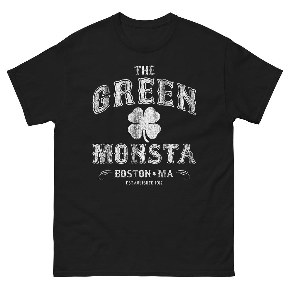 The Green Monsta Boston T-Shirt - Game or St. Patrick s Day T-Shirt 4XL