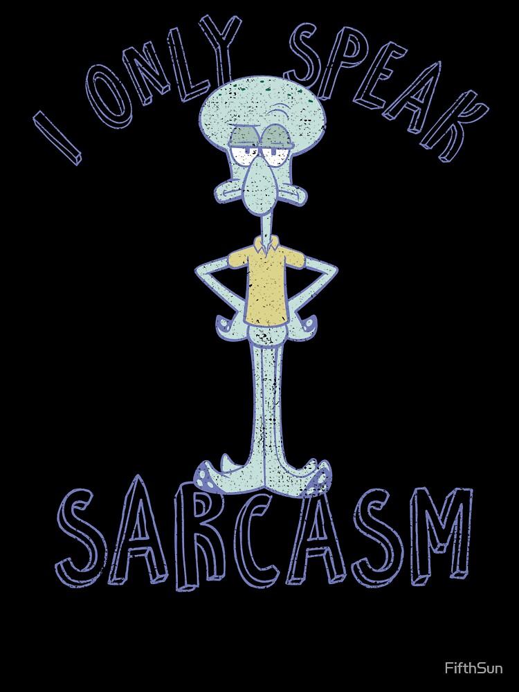 SpongeBob SquarePants SpongeBob SquarePants Squidward Sarcasm Oversized T-Shirt