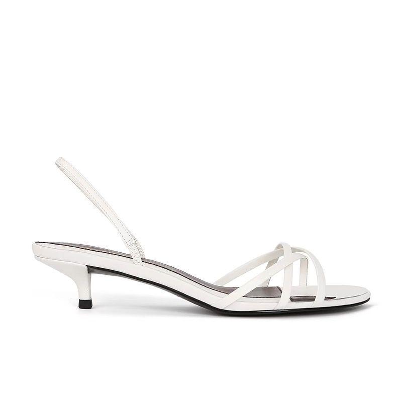 

Босоножки Grape Mom Minimalist French Kitten Heels в элегантном стиле с перекрещивающимися ремешками 40